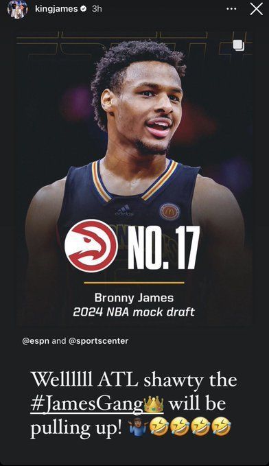 2024 NBA Mock Draft: Bronny James is outside lottery