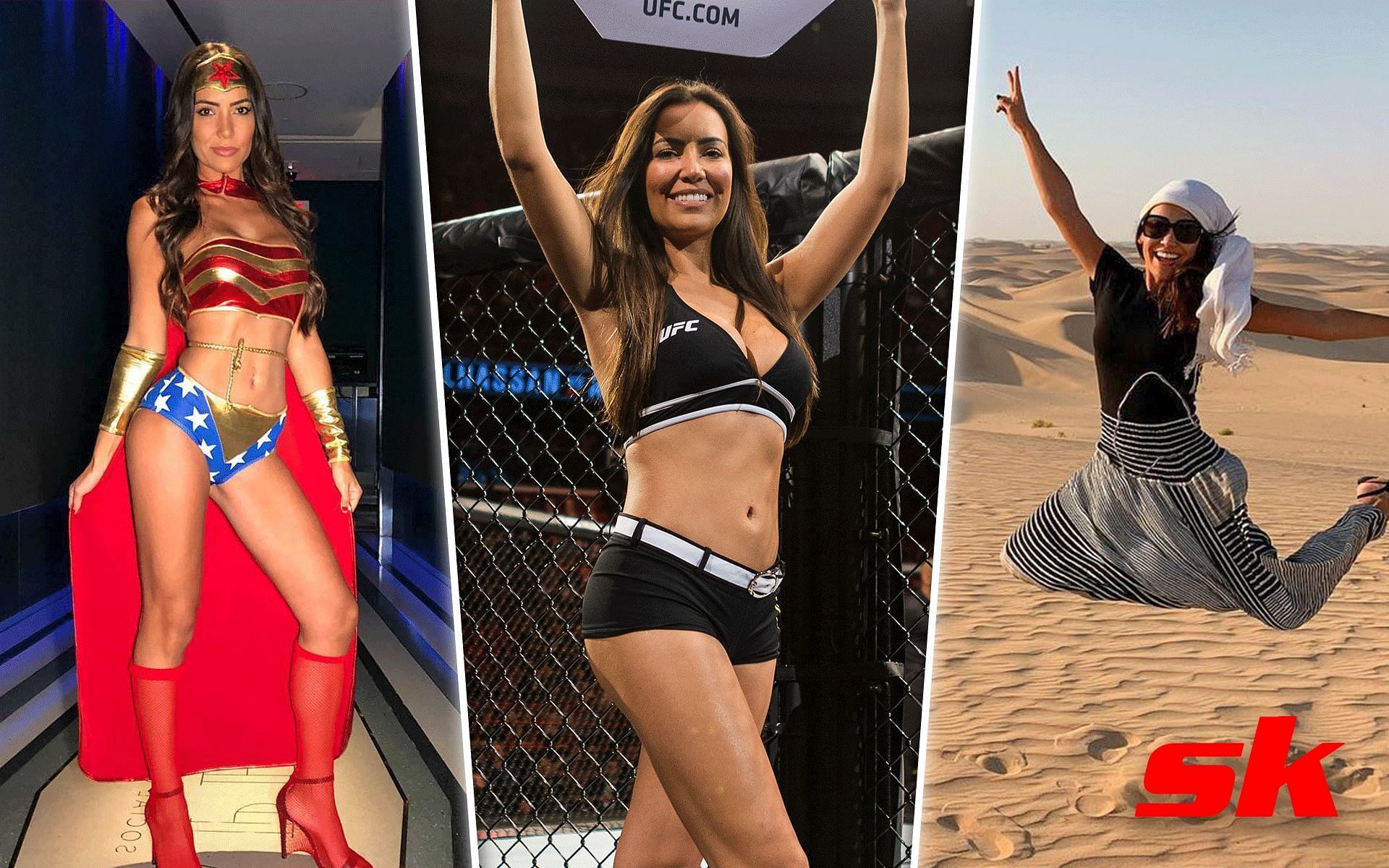 Luciana Andrade is one of the most popular ring girls in the UFC [Image credits: @lucianaandrade on Instagram]