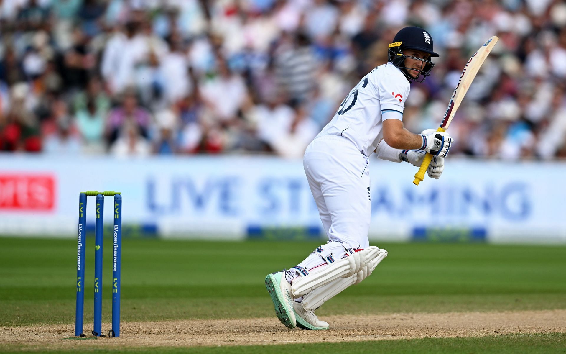 Joe Root of England during the LV= Insurance day one Test match