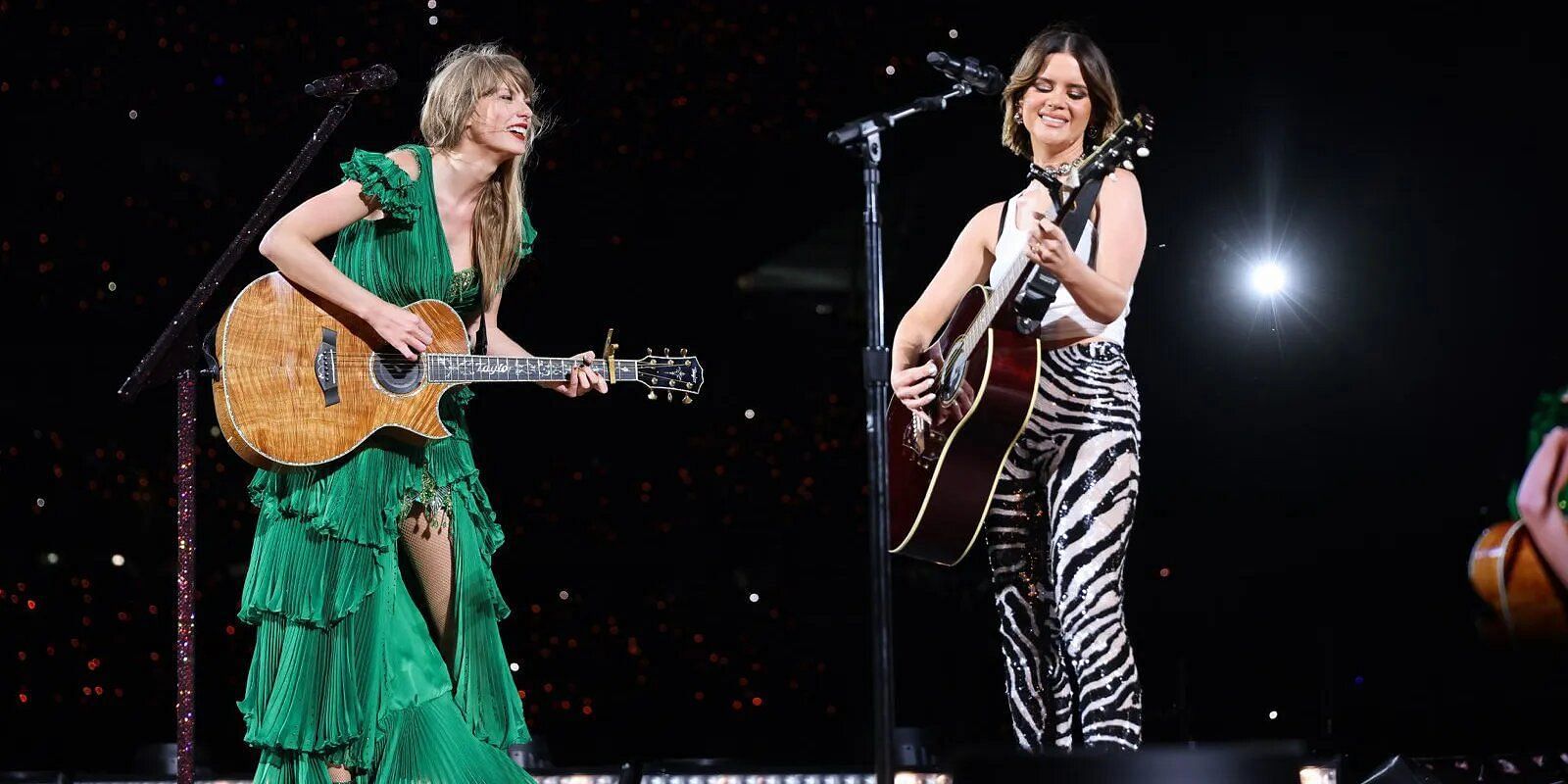 Taylor Swift brought out Maren Morris for her Chicago Bears crowd