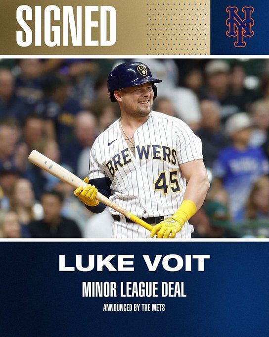 Mets sign Luke Voit to minor-league contract with Pete Alonso