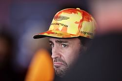 How much lap time did Fernando Alonso lose due to floor damage in the 2023 F1 Spanish GP qualifying?