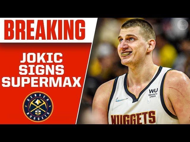 What are Nikola Jokic&rsquo;s contract details with the Denver Nuggets