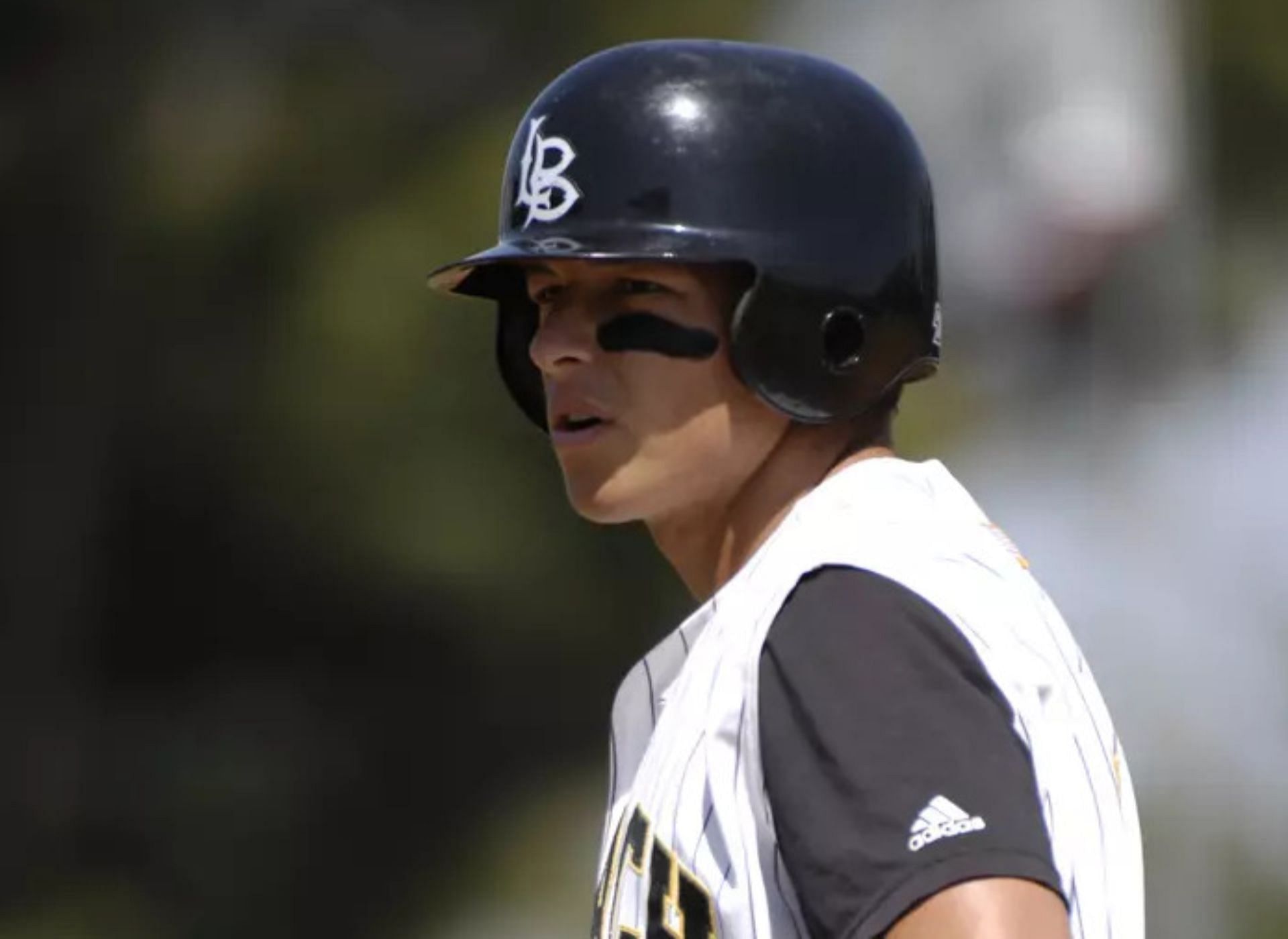 Steven Tinoco during his college baseball career (Image via longbeachstate.com).