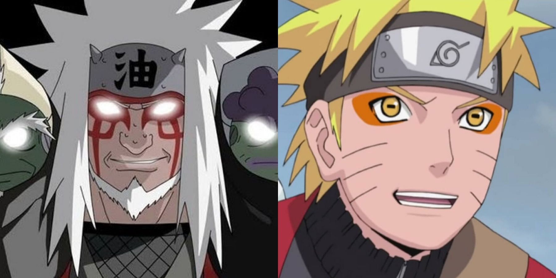 Naruto and Jiraiya with their sage modes (Image via Studio Pierrot)