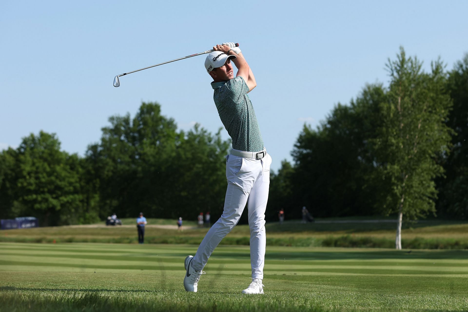 Tom McKibbin at the 2023 Porsche European Open (Image via Getty).