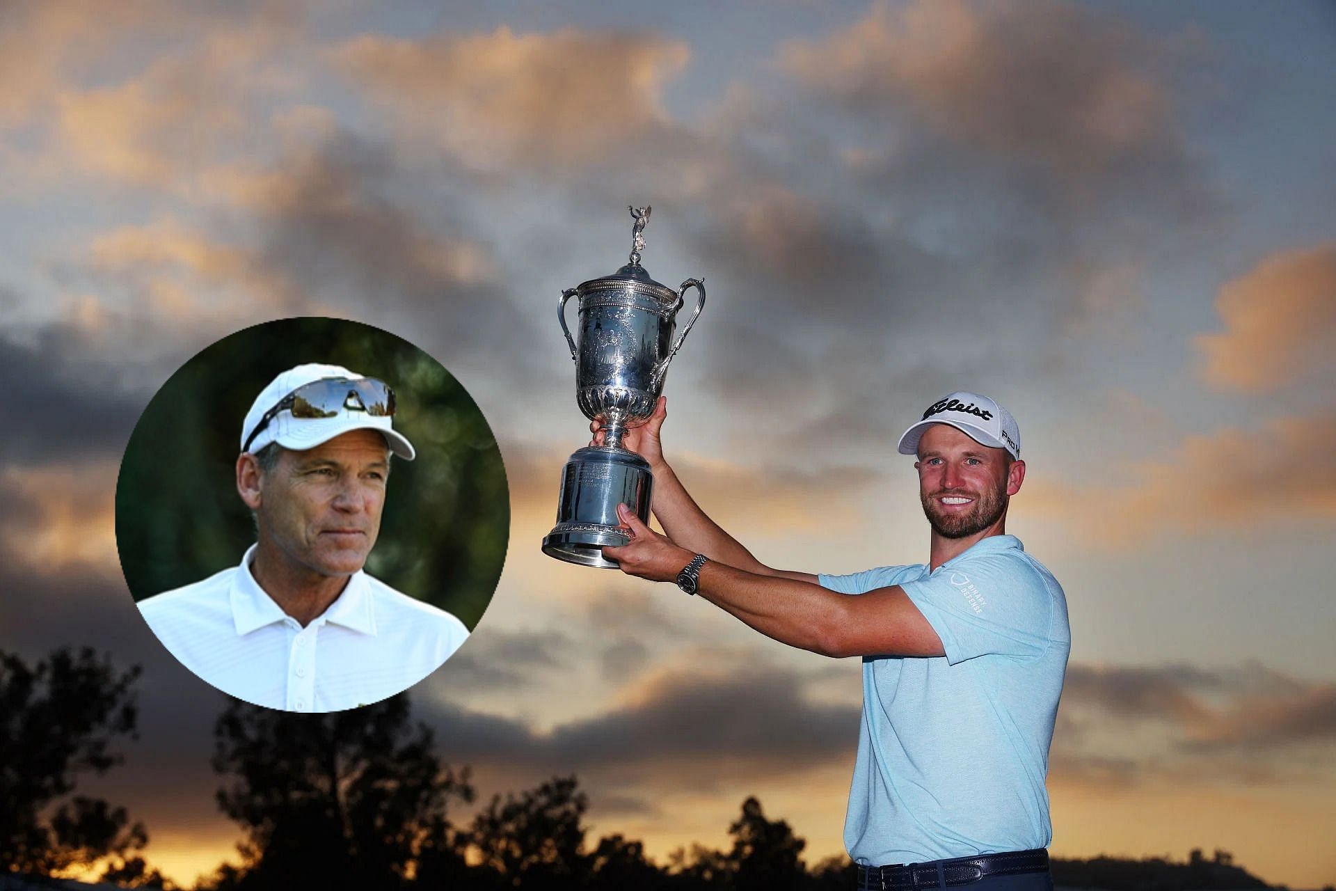 Wyndham Clark and his former coach, Mike McGraw (Image via Getty).