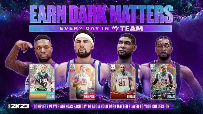 NBA 2K23 Season 8: How to get a free Dark Matter every day?
