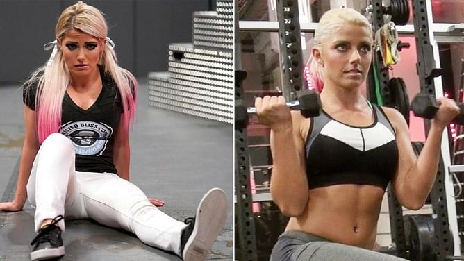 [PHOTO] Alexa Bliss says goodbye to her abs