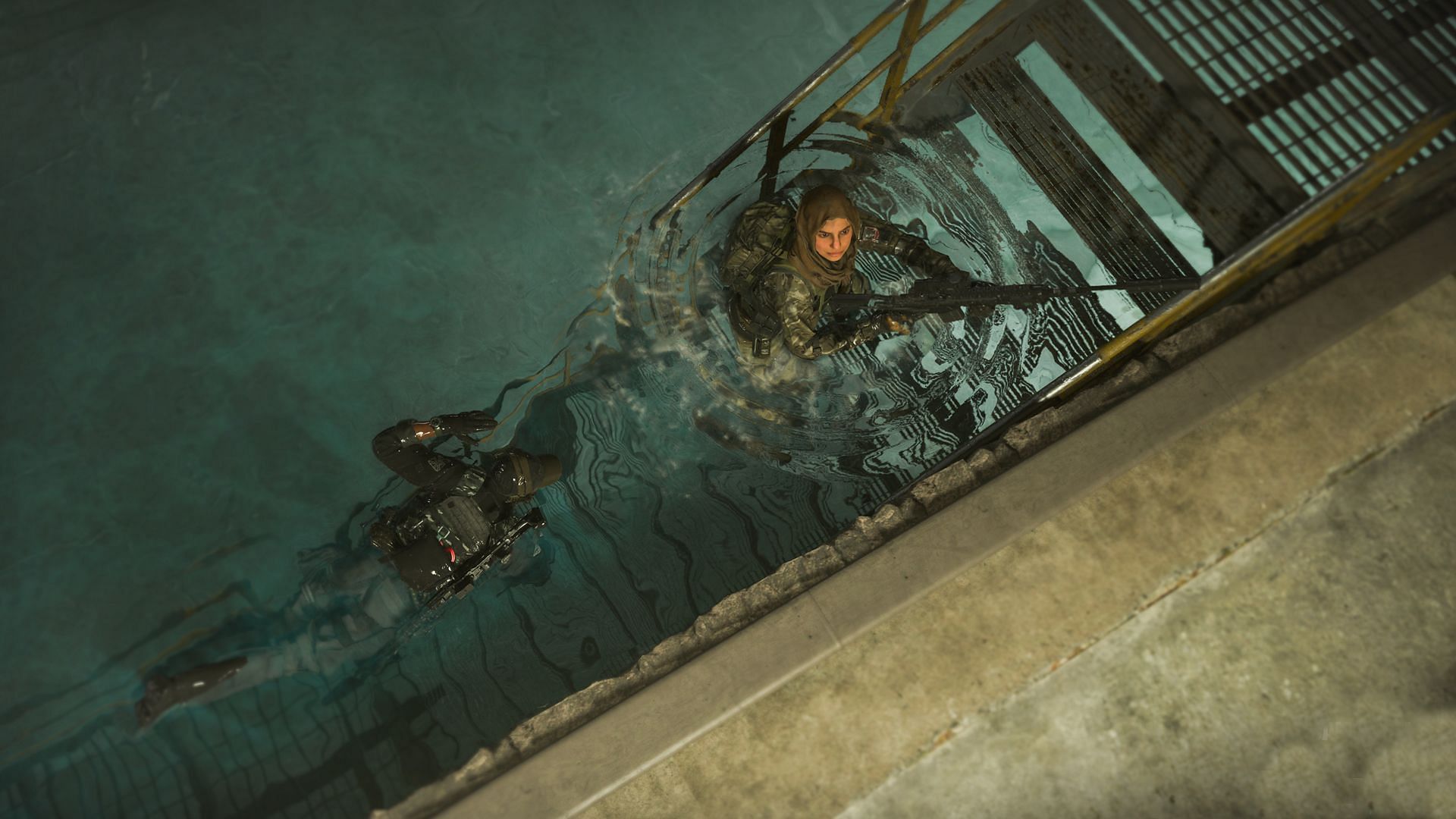 How to do fast water jumps in Warzone 2 and Modern Warfare 2 (Image via Activision)