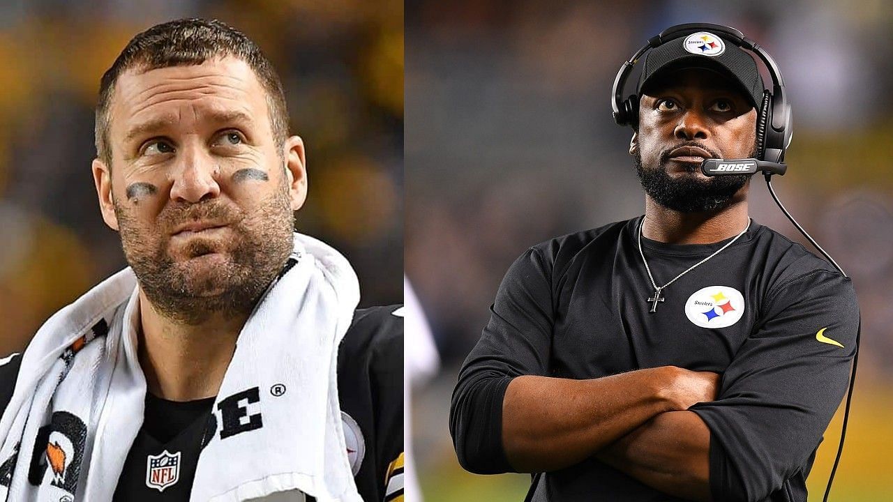 Pittsburgh Steelers head coach Mike Tomlin and quarterback Ben