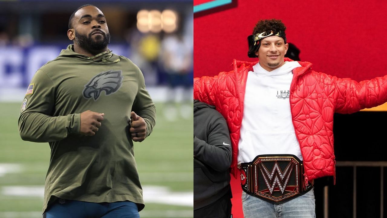 Brandon Graham thinks Patrick Mahomes was feigning his Super Bowl LVII ankle injury