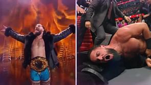41-year-old star loses cool; mercilessly assaults Seth Rollins on WWE RAW