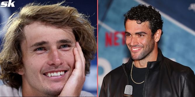 "He does look good, he's cheeky with it" - Alexander Zverev picks Matteo Berrettini to have the best clay fashion on tour
