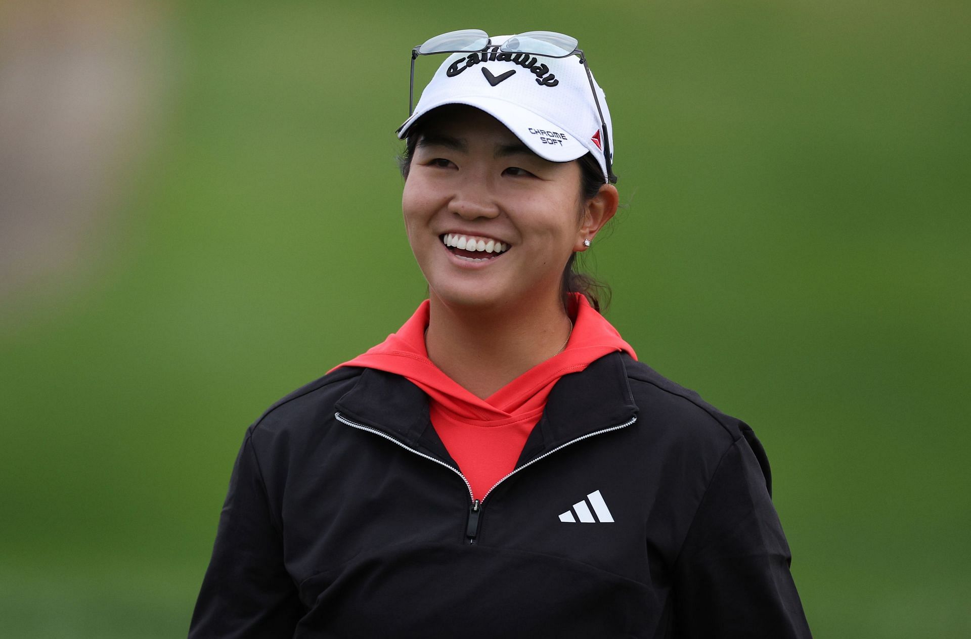 Rose Zhang&#039;s attitude while facing and winning a play-off on her very first professional tournament. (Image via Getty).