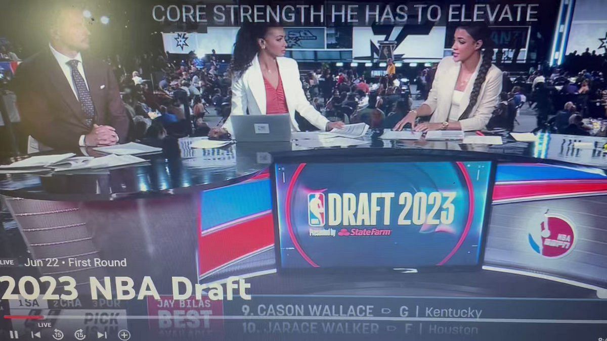 2023 NBA Draft, witnessing dreams come true alongside my outstanding ESPN  teammates. This broadcast takes a village and @andraya_carter…