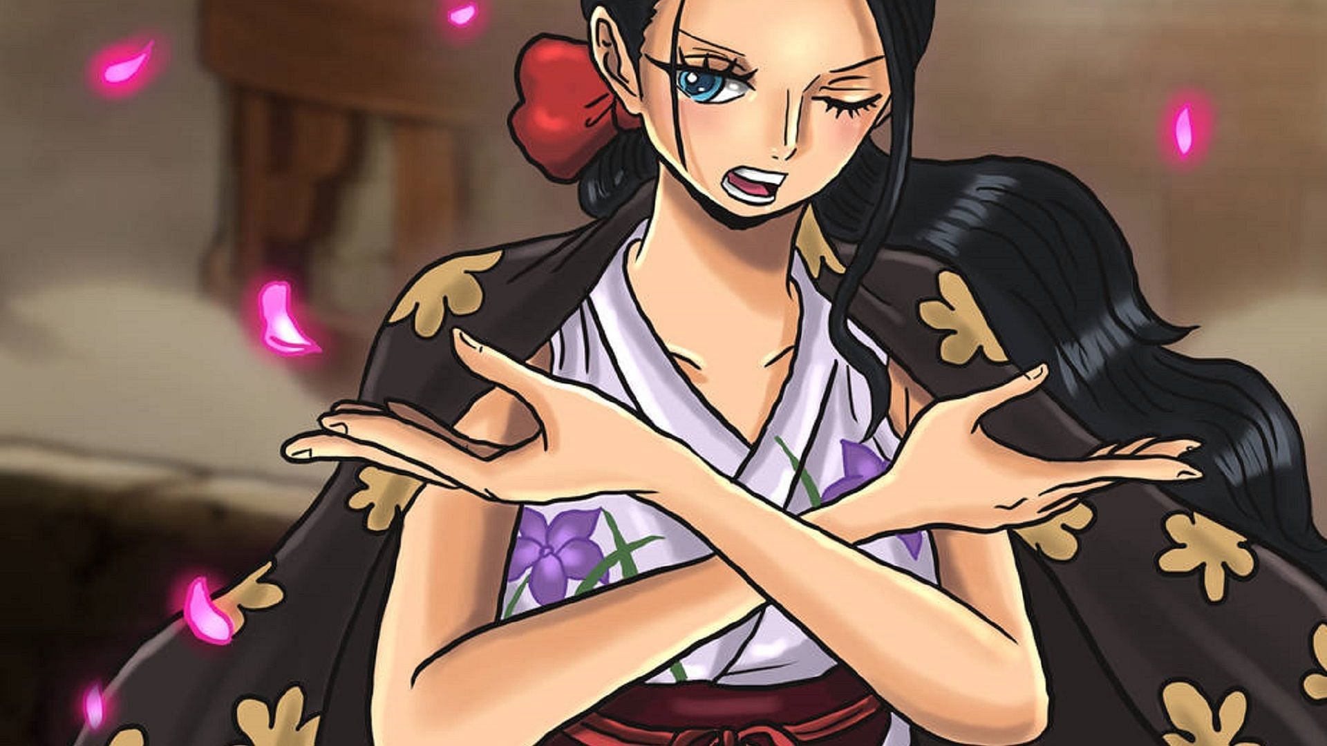 Nico Robin in her Onigashima outfit (Image via Toei Animation, One Piece)