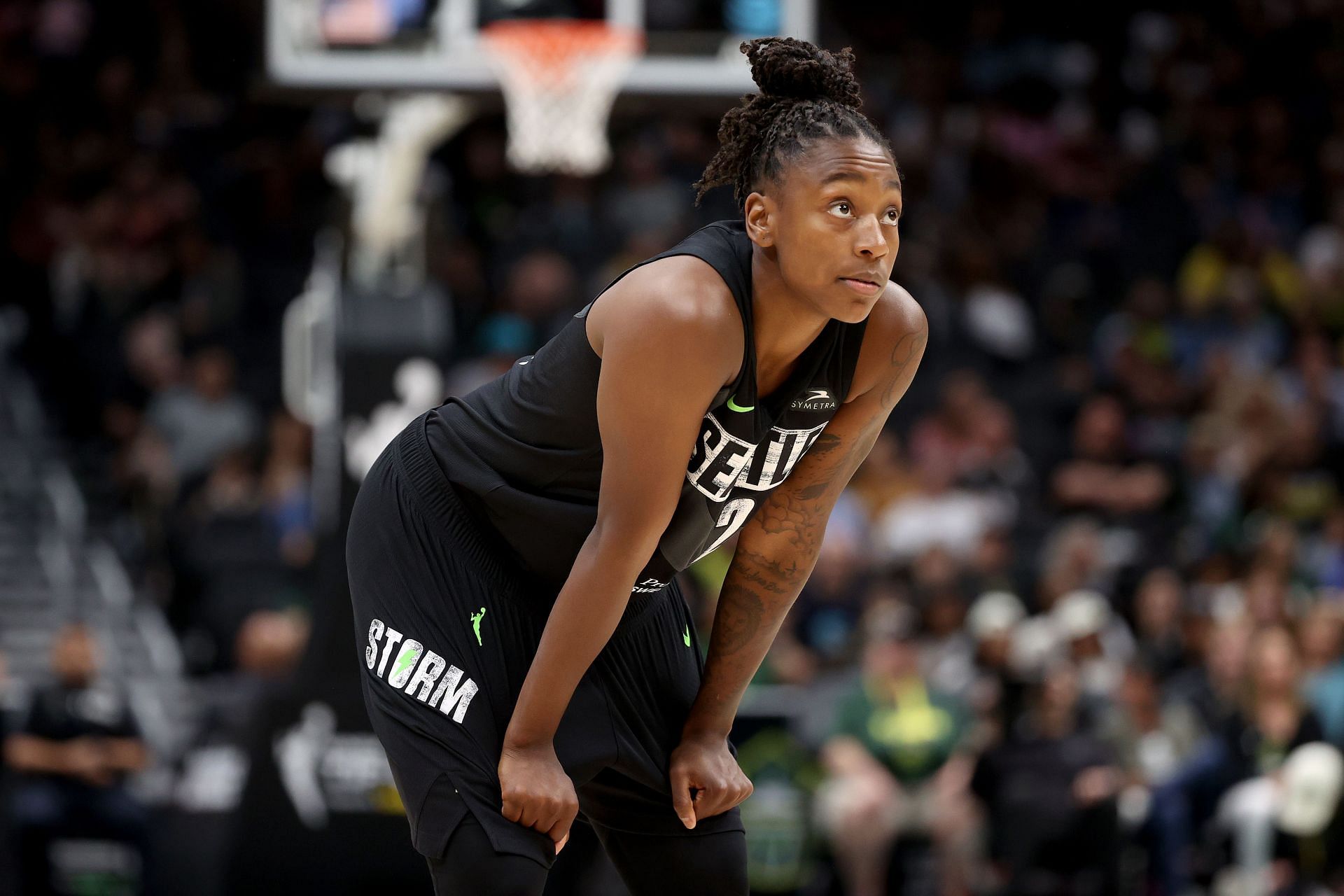 All eyes will be on Jewell Loyd in the Storm vs Sparks matchup (Image via Getty Images)