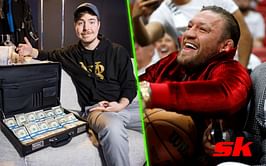 Conor McGregor shows his inner 'Mr. Beast' after sending the Miami Heat mascot to hospital