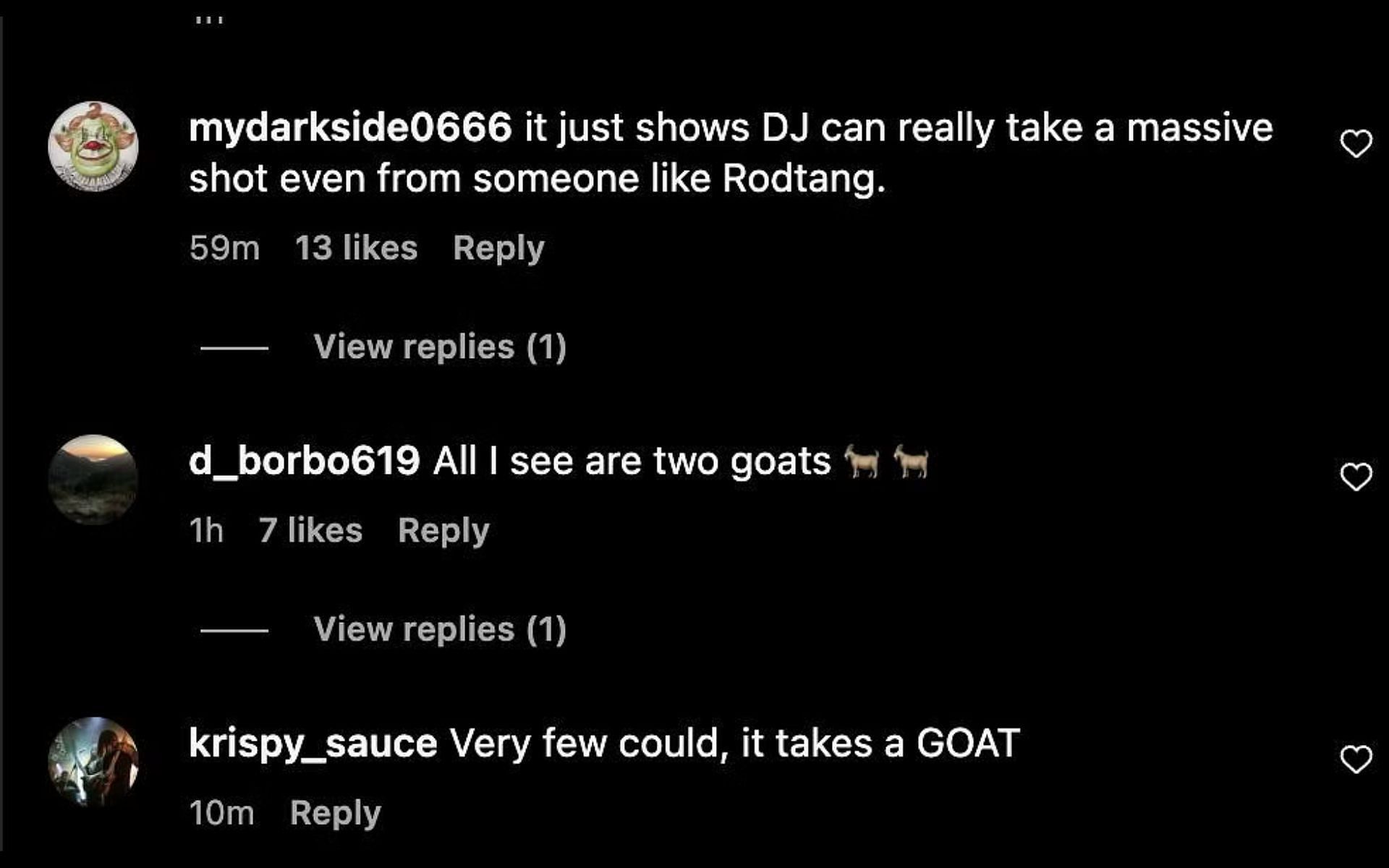 More comments on DJ/Rodtang mixed rules bout