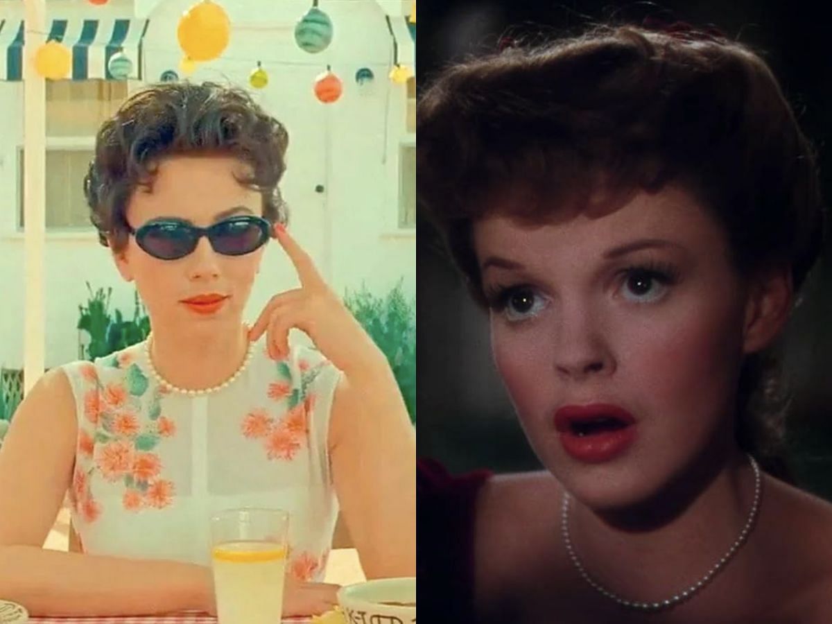 Scarlett Johansson&#039;s style has been compared to Judy Garland&#039;s (Images via IMDb)