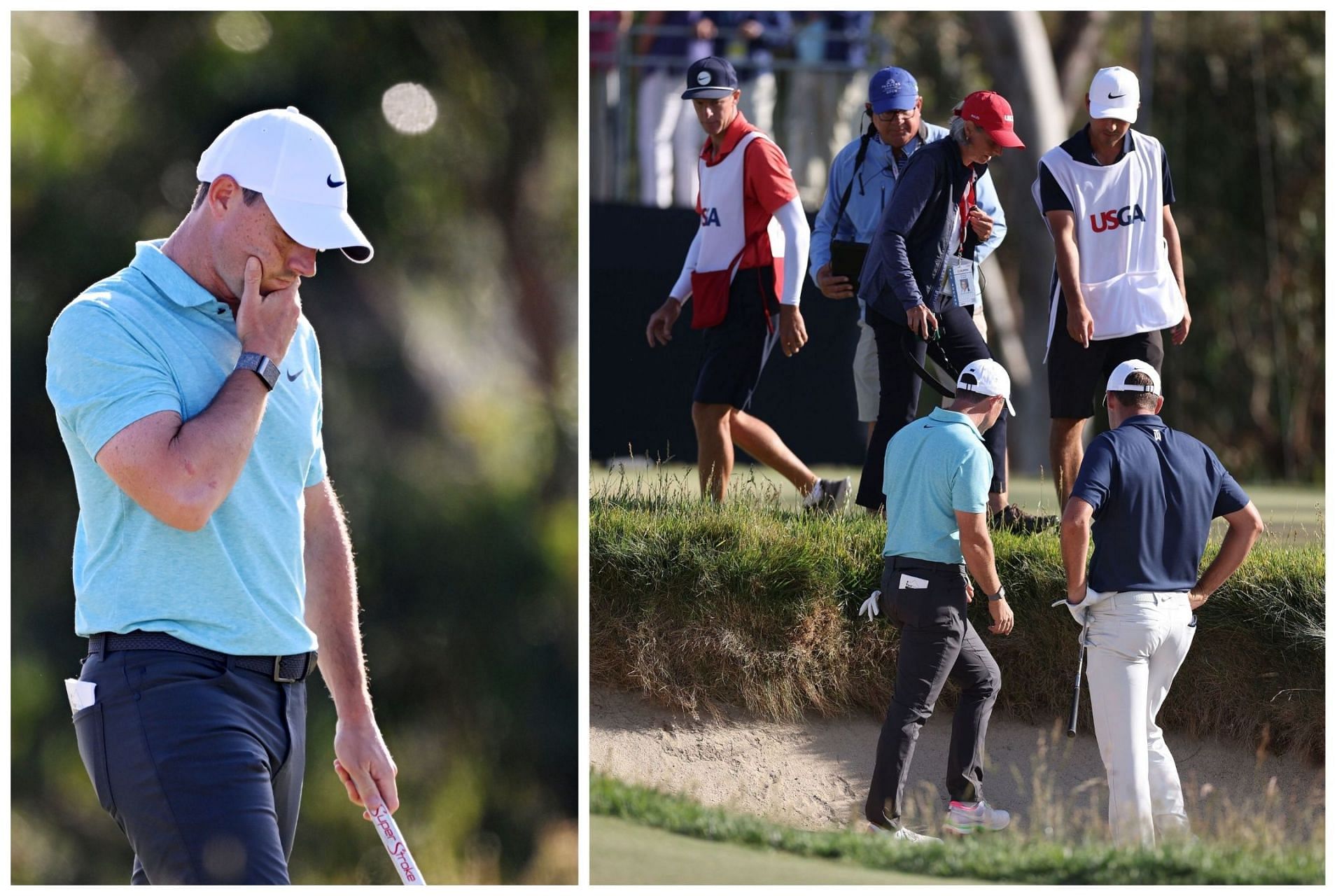 Rory McIlroy during the 14th green of the 123rd U.S. Open Championship - Final Round