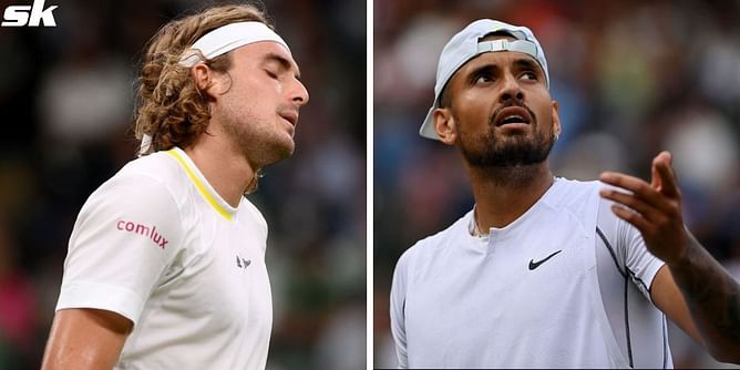 "It’s some racial undertones to this" - Tennis fans call out Stefanos Tsitsipas after he reignites 2022 Wimbledon feud with Nick Kyrgios