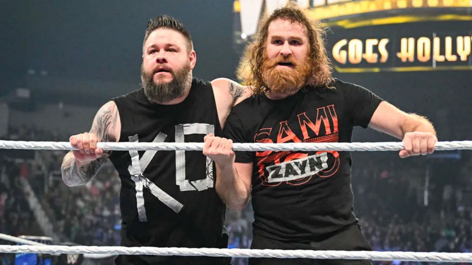 Undisputed WWE Tag Team Champions Sami Zayn and Kevin Owens