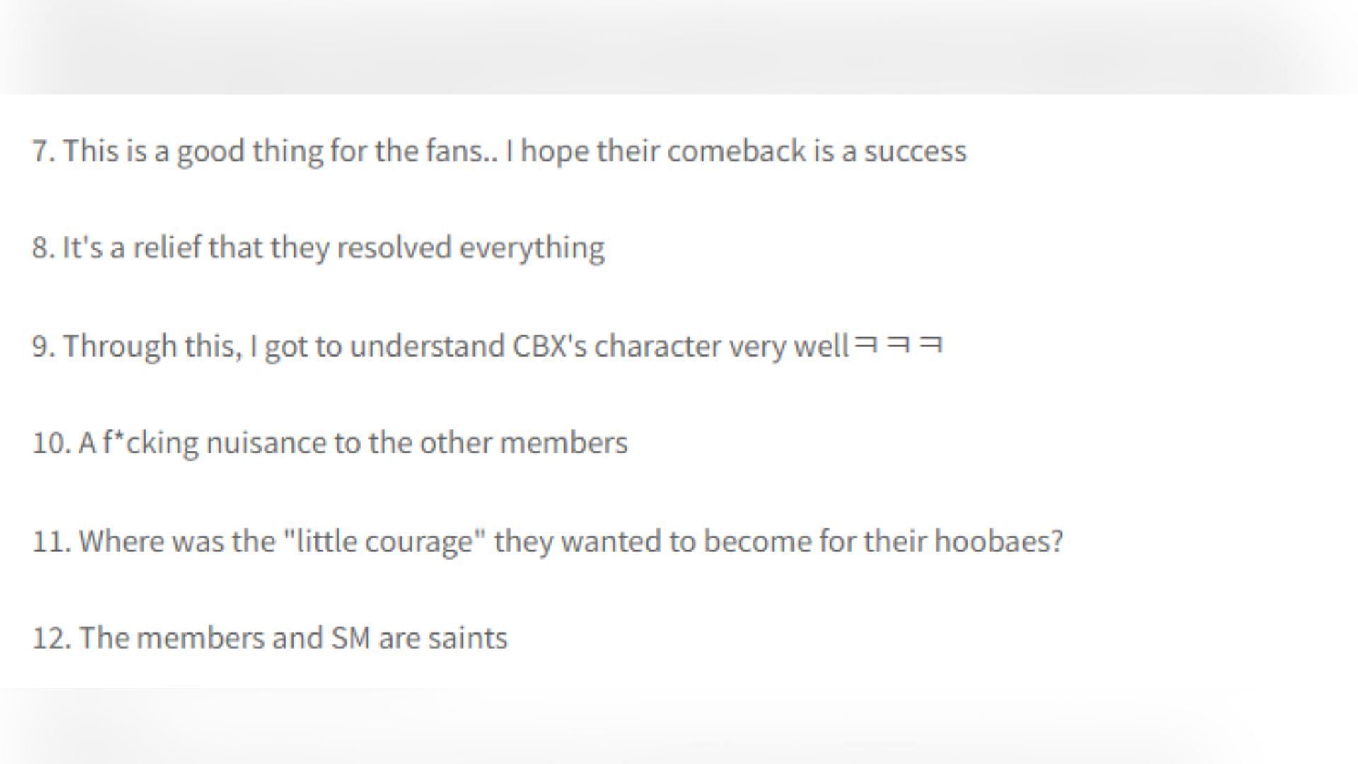 Korean netizens&#039; reaction to the joint statement (Image via pannchoa)