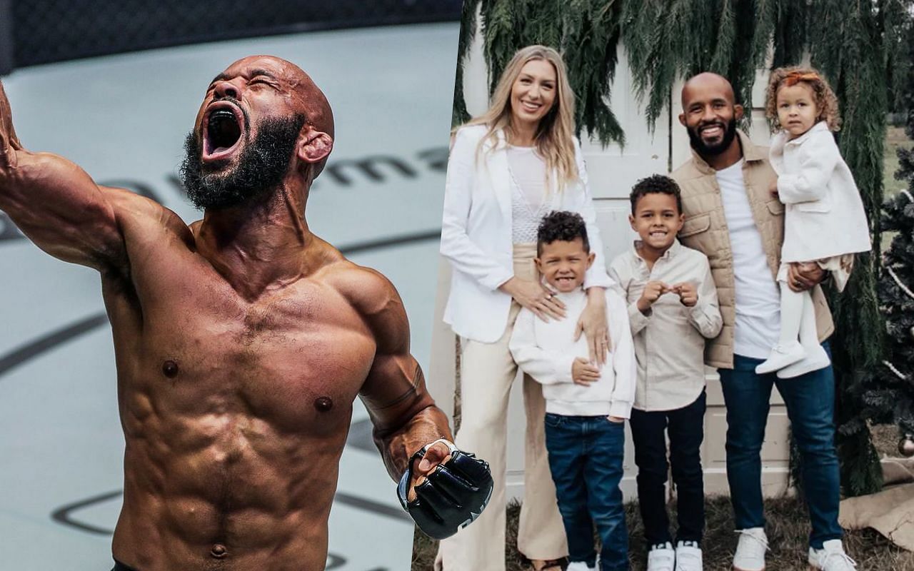 Demetrious Johnson and his family | Photo credit: ONE Championship