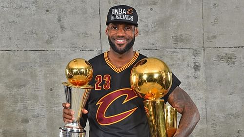 Former Cleveland Cavaliers superstar forward LeBron James