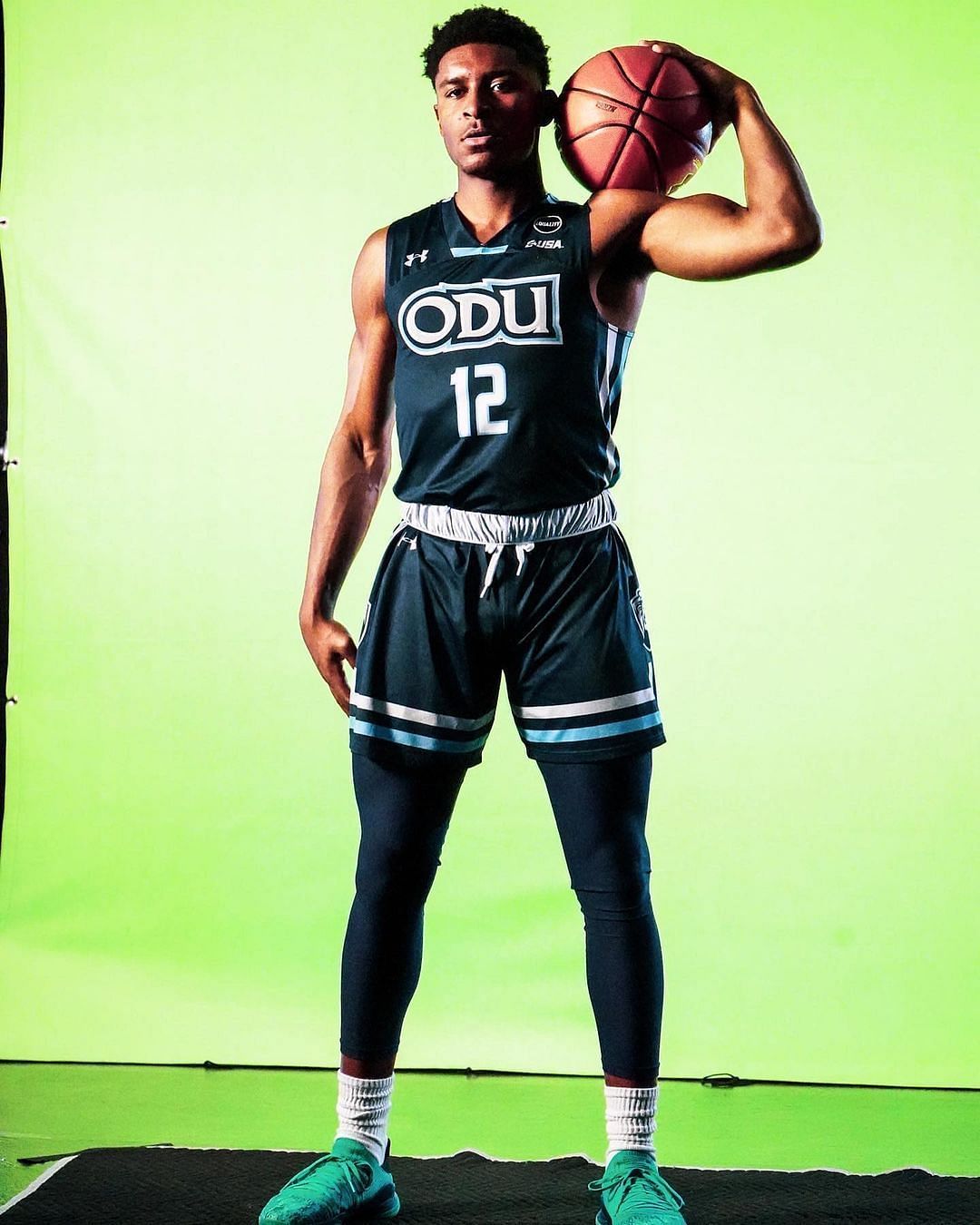 Jaylin Hunter poses for the Ohio Bobcats photoshoot. Via Instagram