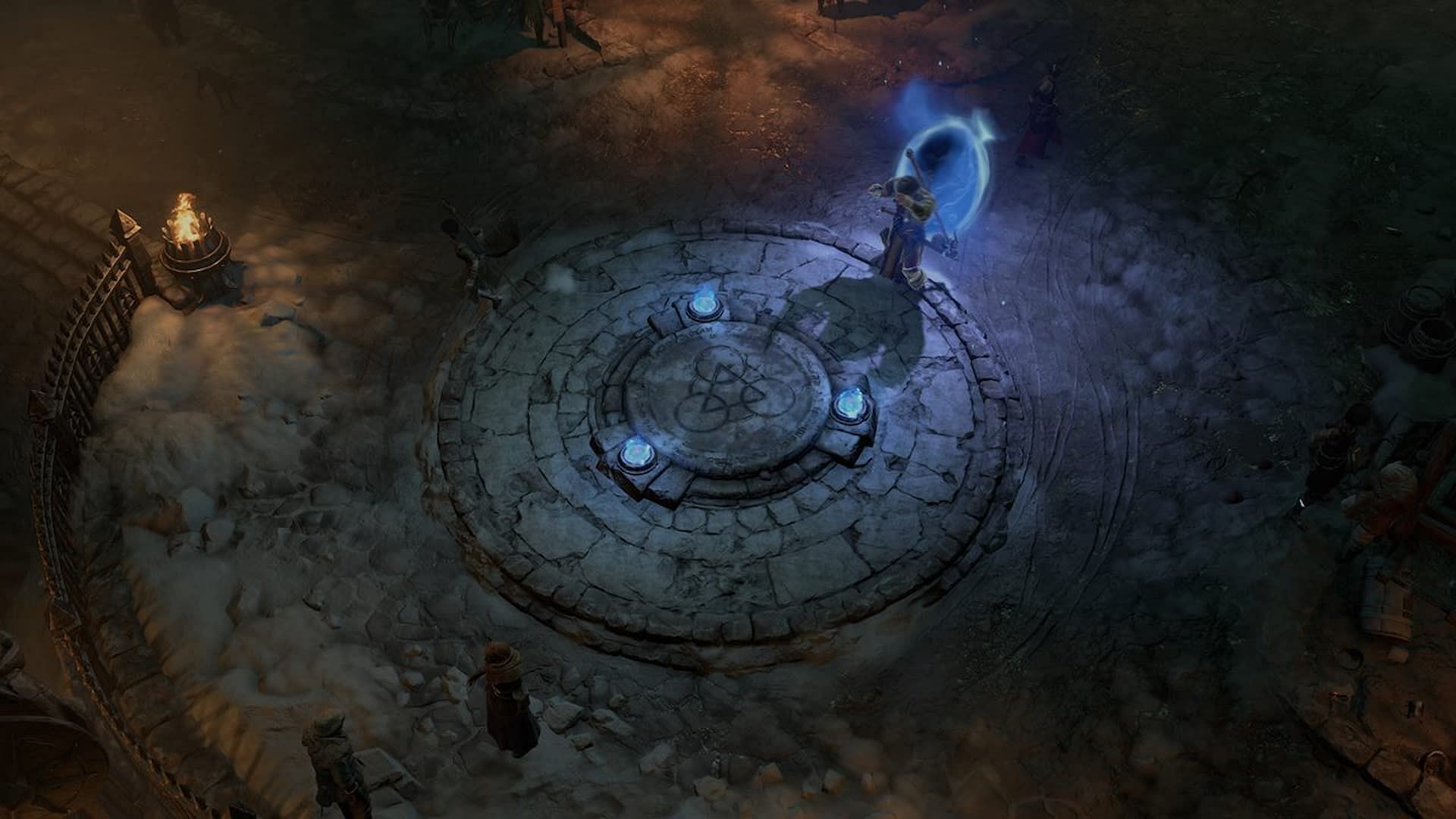 You can easily fast travel between two points in Diablo 4 (Image via Blizzard) 
