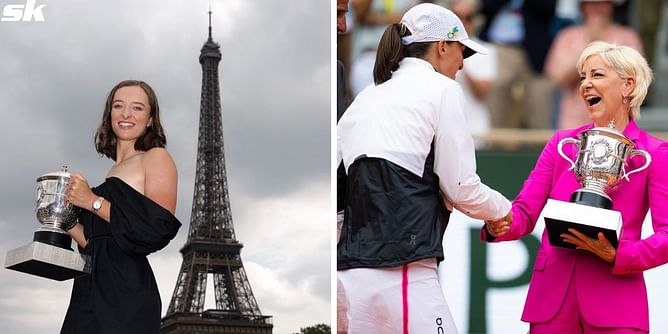 "The way you stormed back showed what you’re made of" - Chris Evert hails Iga Swiatek after French Open heroics