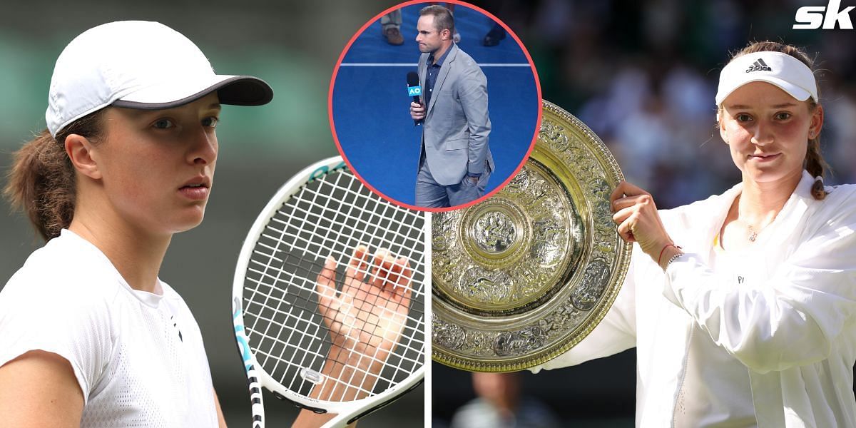 Andy Roddick has picked Elena Rybakina as his favorite to win Wimbledon 2023, ahead of Iga Swiatek.