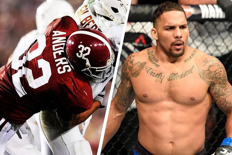 Which NFL team did Eryk Anders play for? UFC 289 fighter