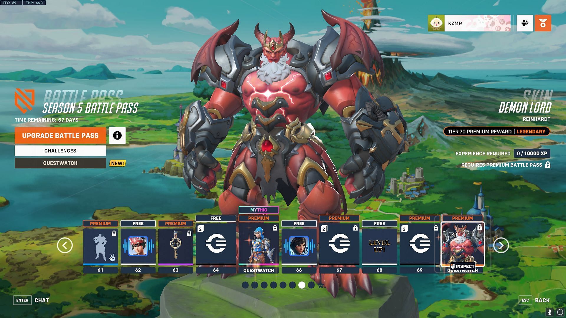 Demon Lord Reinhardt (Image via Blizzard Entertainment)