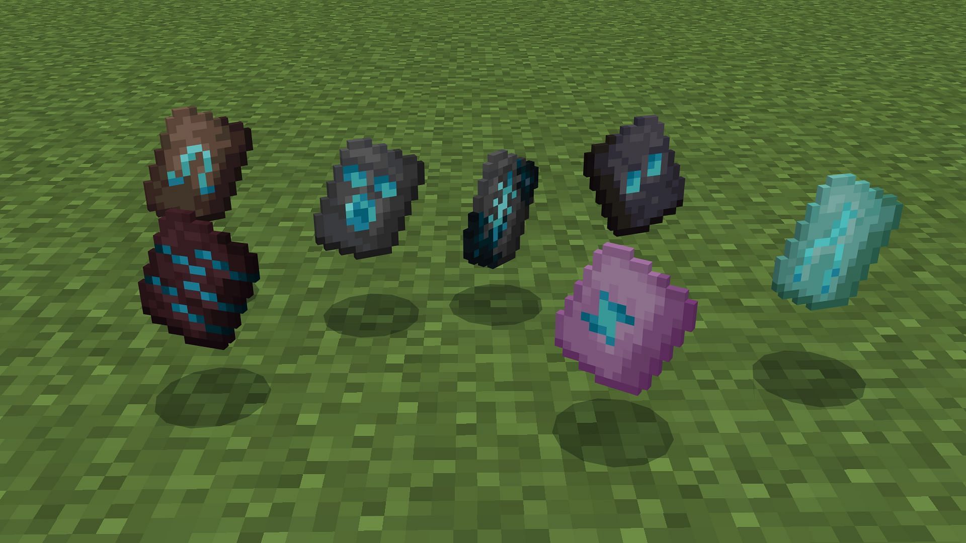 You need to use all these eight armor trims at least once in Minecraft 1.20 Bedrock Edition (Image via Mojang)