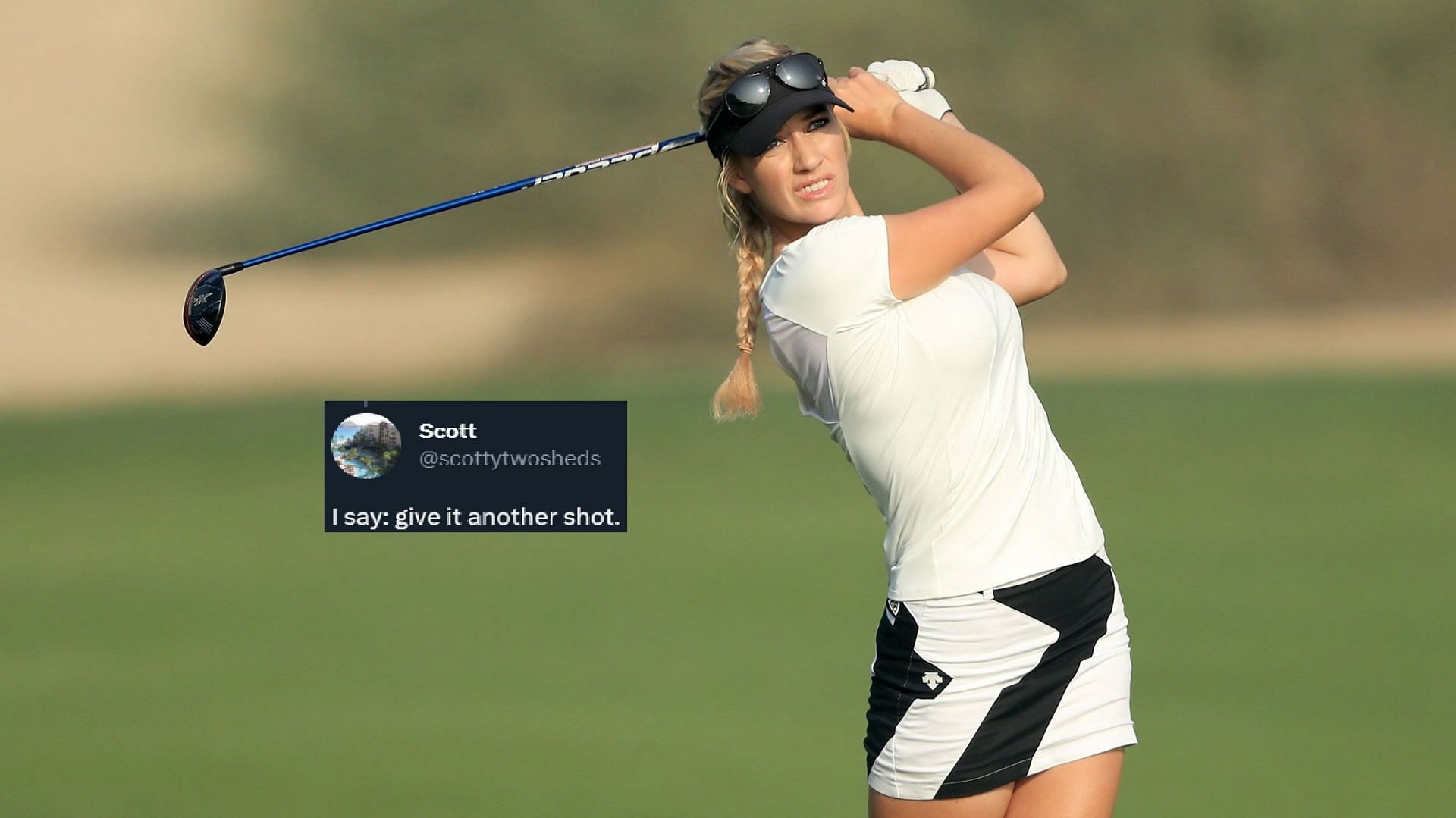 Paige Spiranac said people still ask her if she can break 80