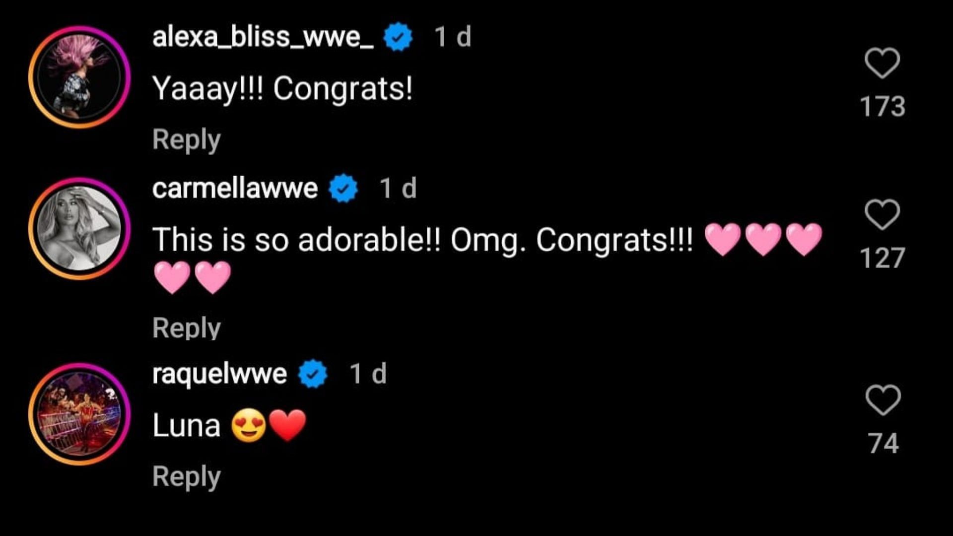 Check out Alexa Bliss and Carmella&#039;s reactions