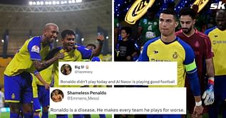 "Ronaldo is a disease", "Guess who didn't play" - Twitter explodes as Al-Nassr secure comfortable 3-0 win without Cristiano Ronaldo