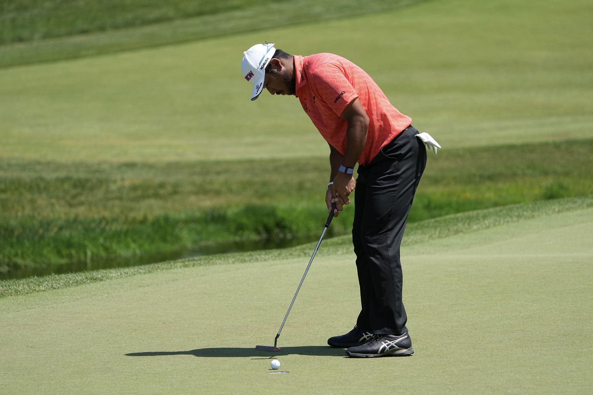 Hideki Matsuyama at the 2023 Memorial Tournament presented by Workday (Image via Getty).