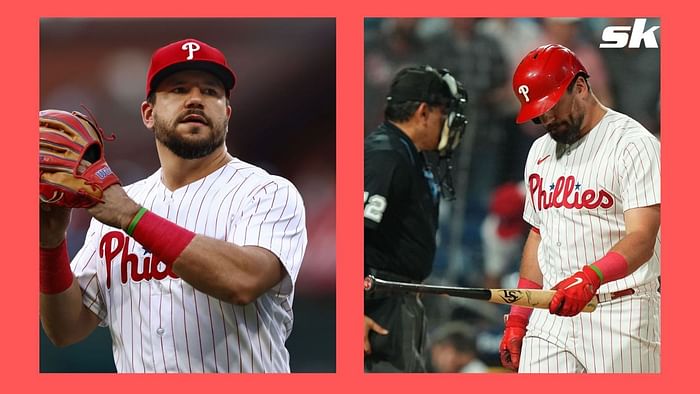 Philadelphia Phillies outfielder Kyle Schwarber only hit two