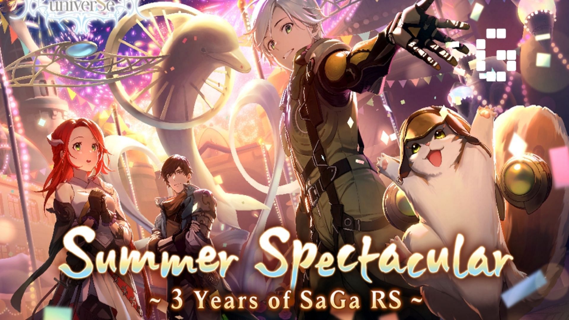 Romancing SaGa Re;univerSe three-year anniversary events and rewards (Image via Square Enix)