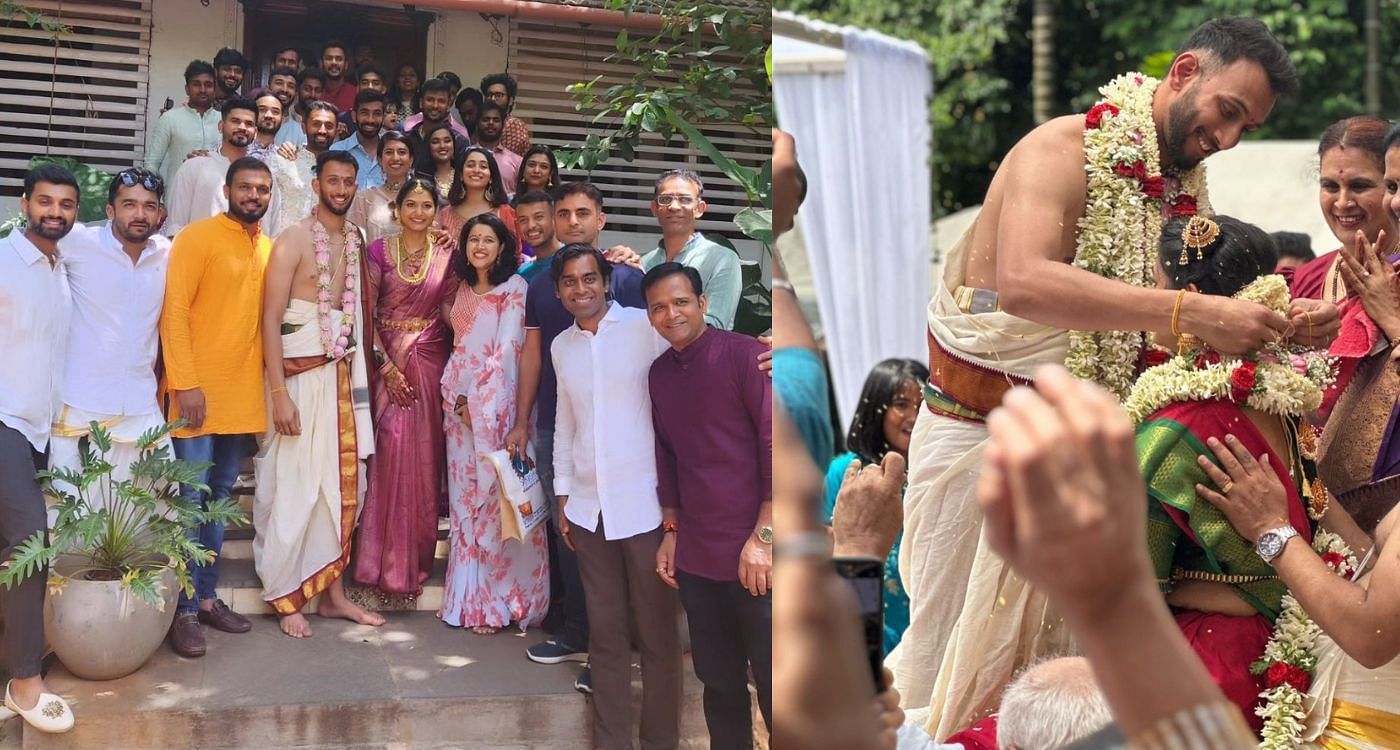 प्रसिद्ध कृष्णा की शादी में टीम इंडिया के कई खिलाड़ियों ने शिरकत की 