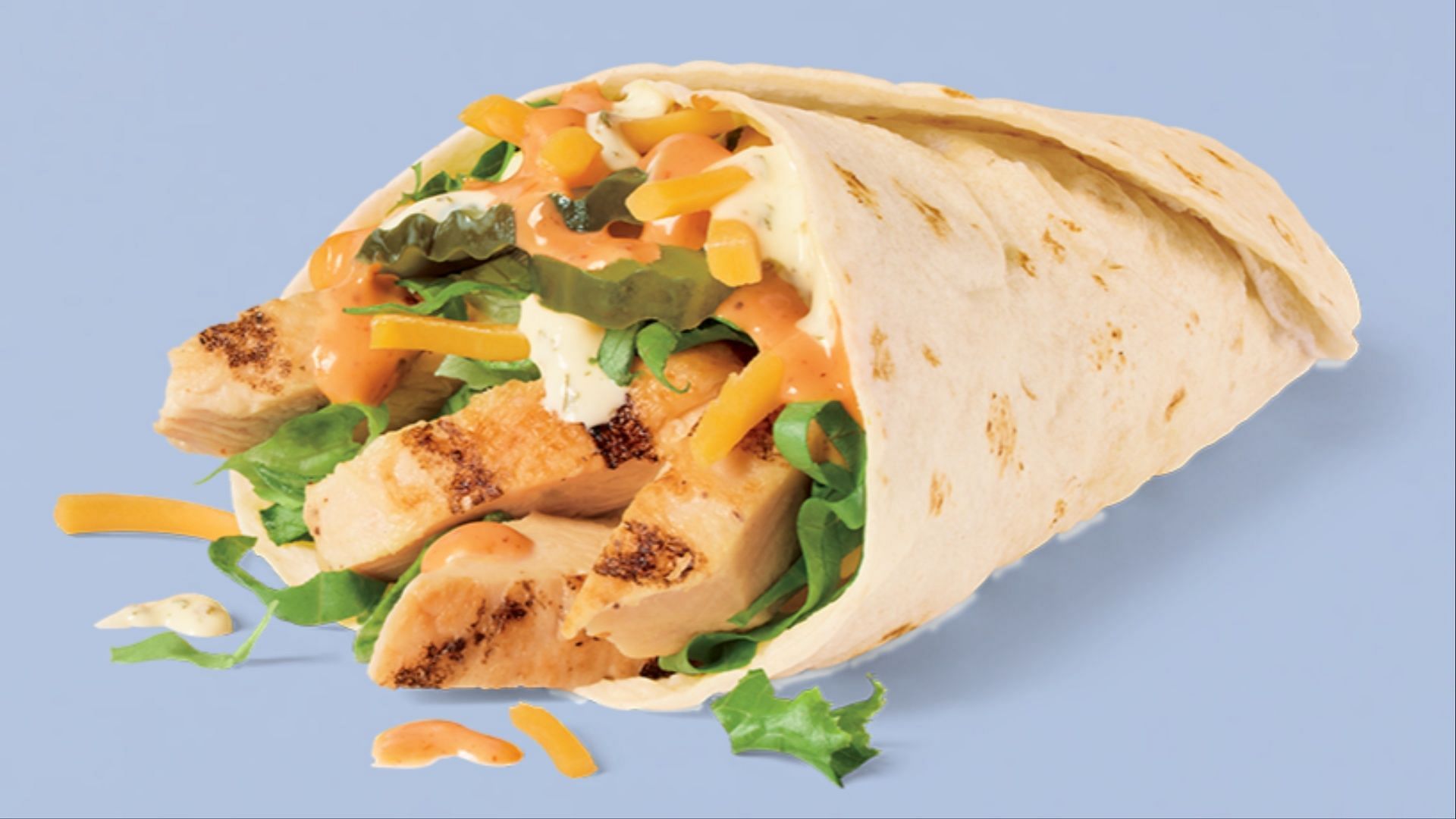 The Grilled Chicken Wraps are available all across the country starting this week (Image via Jack in the Box)
