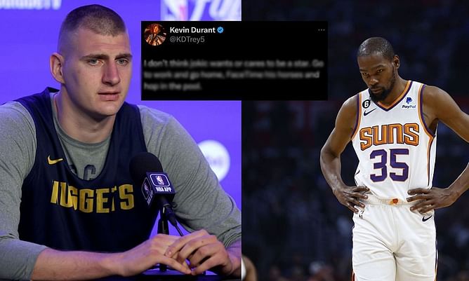 “I wanna see Jokic facetime his horses” – Kevin Durant’s deleted tweet sparks controversy among NBA fans