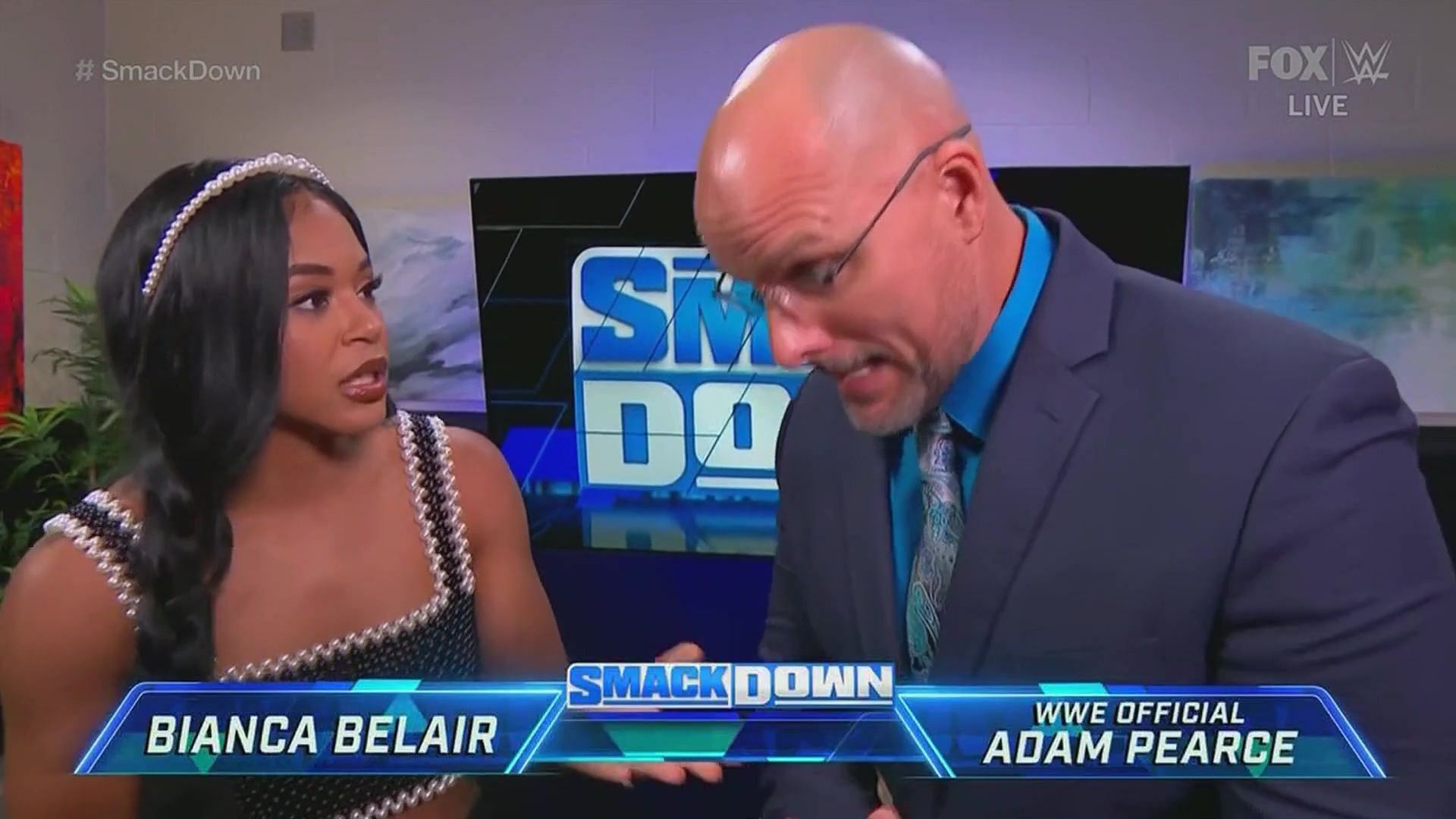 Adam Pearce keeps denying Bianca Belair a chance to regain her title.