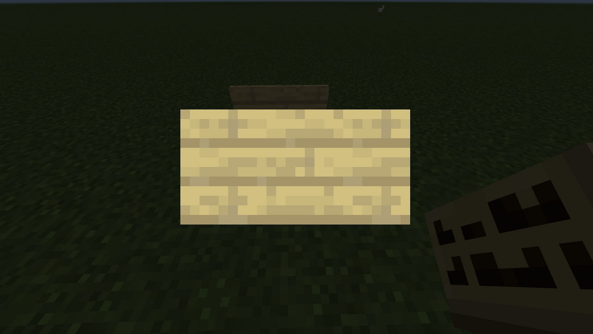 Place a sign and write any message that you want in Minecraft (Image via Mojang)