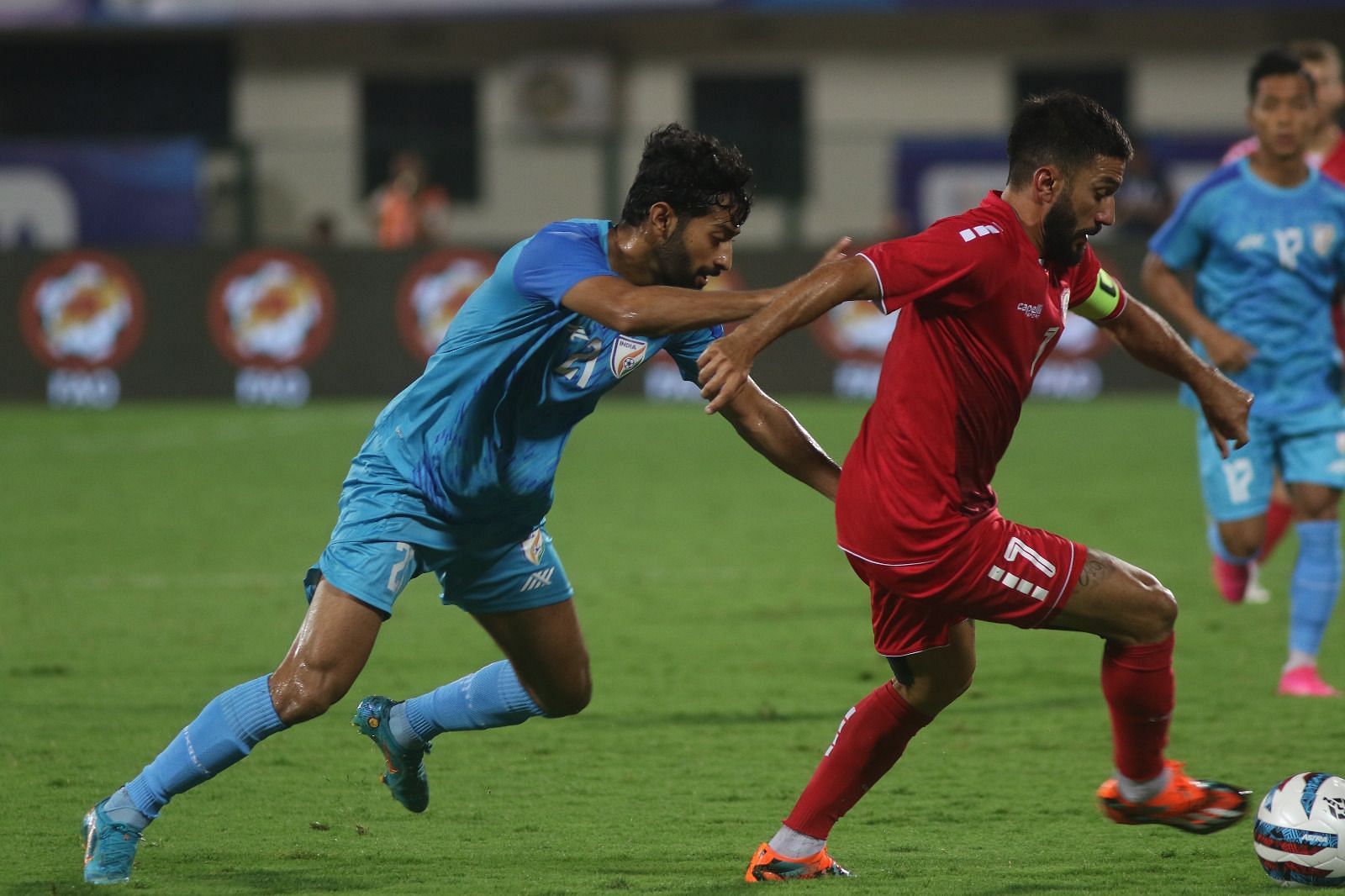 Nikhil Poojari had a good game today (Image courtesy: AIFF Media)